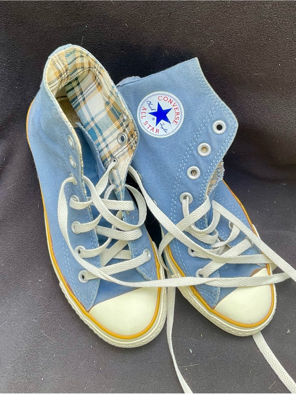 Converse Women’s Light Blue High Top Sneakers